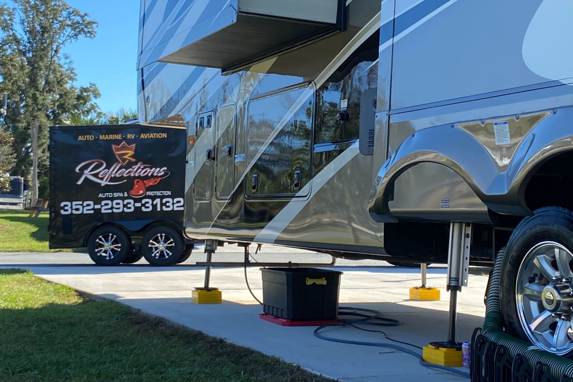 Expert RV Detailing Service at Reflections Auto Spa and Protection